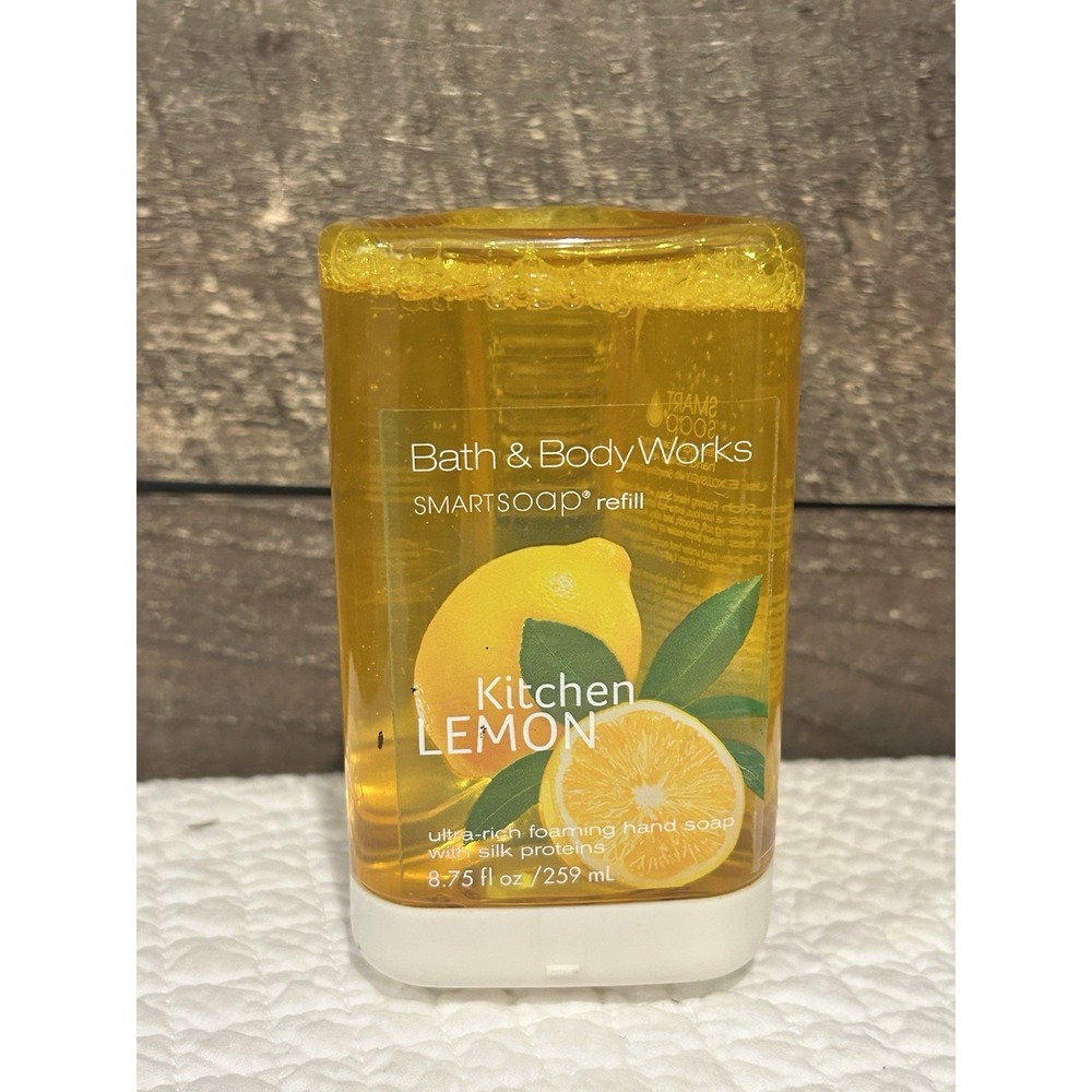 New Bath & Body Works KITCHEN LEMON Smart Soap Refill Hand Soap